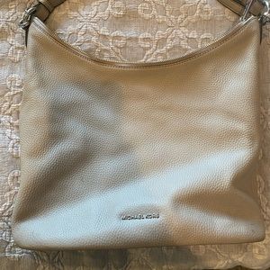 Gray Michael Kors crossbody purse